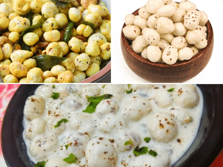 Vegan Low-Fat Masala Makhana Foxnut Recipe